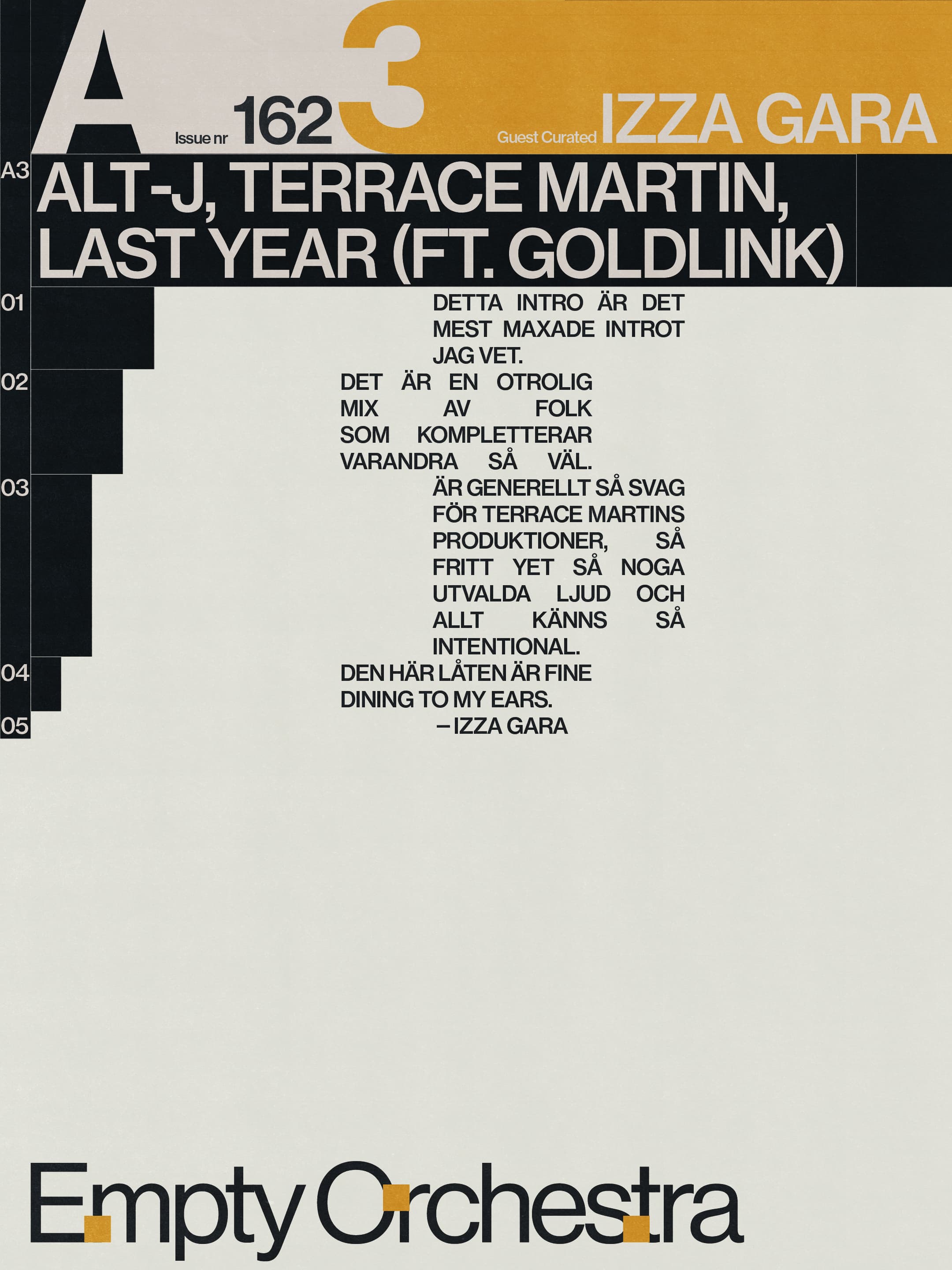 EO RADIO: Guest Curated with Izza Gara